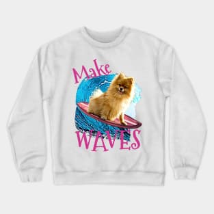 WAVES Pomeranian Crewneck Sweatshirt